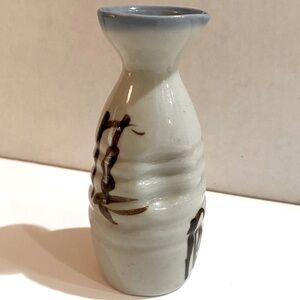 ESTATE VINTAGE JAPAN TOKKURI POTTERY HANDPAINTED SAKE BOTTLE JAPANESE ASIAN